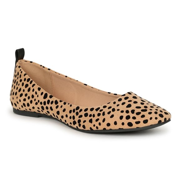 Leoapord Square Toe Ballerina FLats Size 6 (Last Pair Sale) - Picture 3 of 6